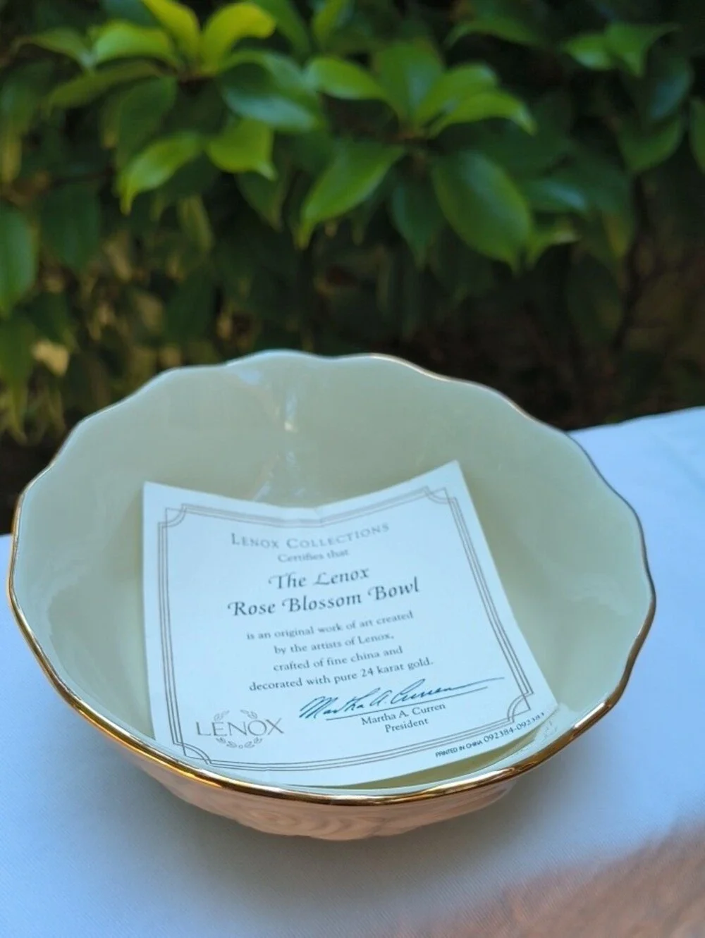 Lenox Porcelain Bowls with Certified Gold Trim / Candle Stick Holder Formal Set